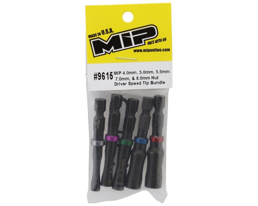 MIP Nut Driver Speed Tip Bundle Set (Metric) MIP9615