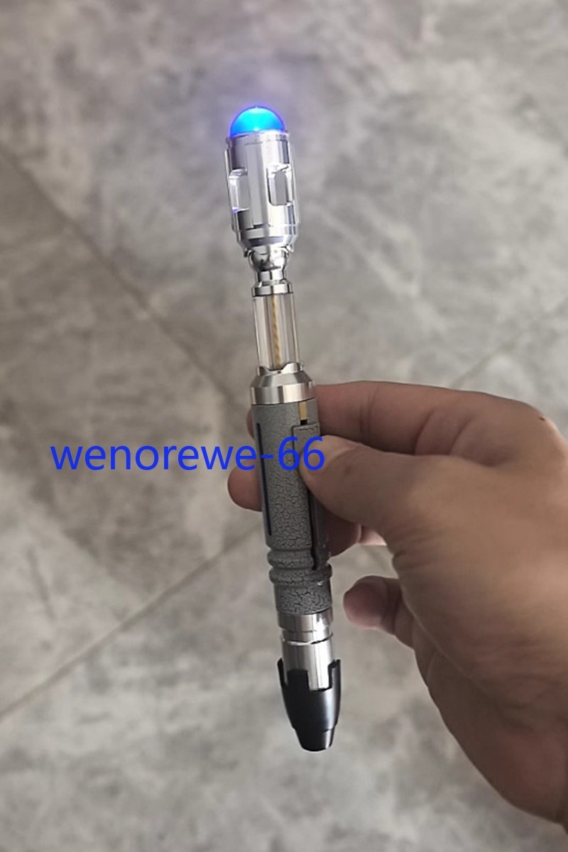 Doctor Who 10th NAWYA Replica Metal LED Sonic Screwdriver Scalable Prop Collect