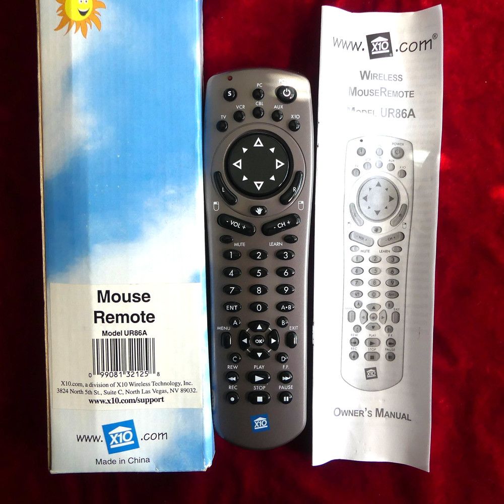 X10 UR86A Mouse Remote