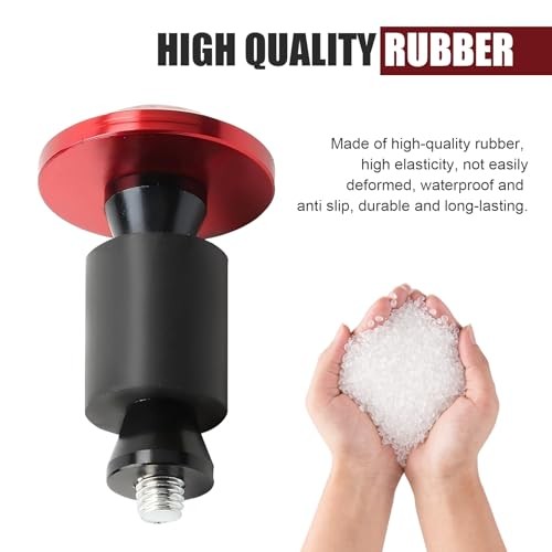 2 PCS 7/8" Motorcycle Handlebar End Caps, Universal Handle Bar End Weights Red