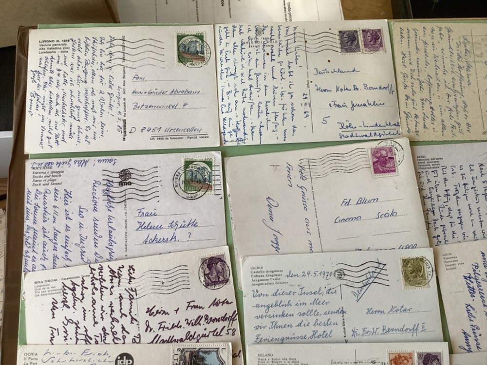 Italy collection postal postcards 20 items Ref A2044