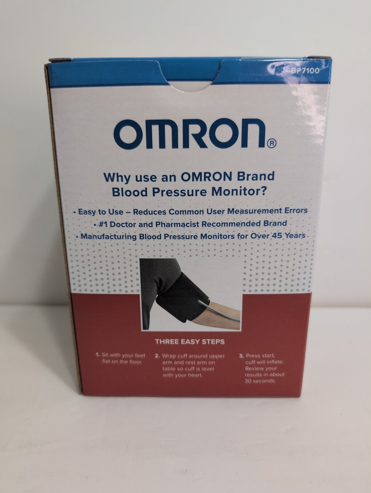 Omron 3 Series BP7100 Upper Arm Blood Pressure Monitor