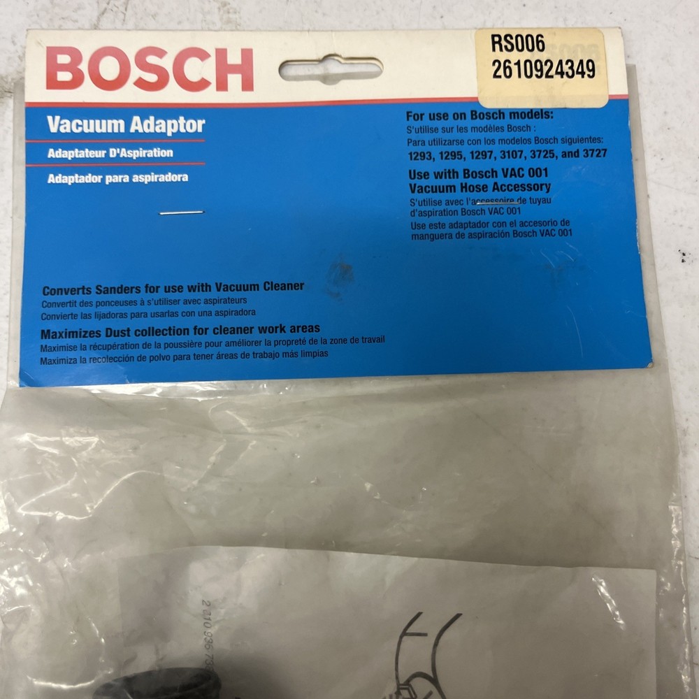 Bosch Adapter RS006 Vacuum Adapter
