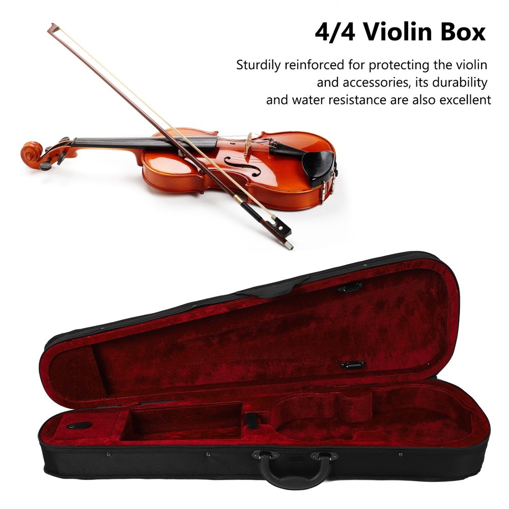 4/4 Violin Case Backpack Comfortable Adjustable Shoulder Strap Professional