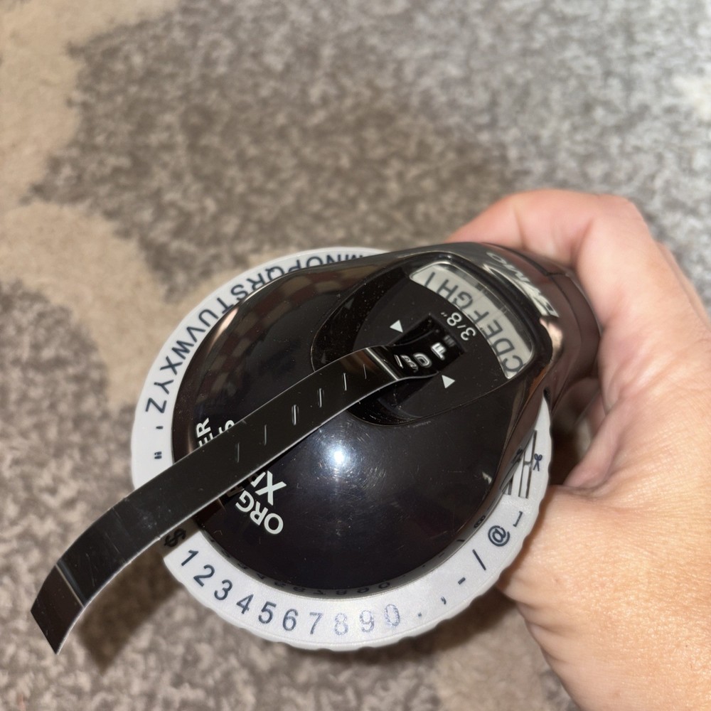 VGC Dymo Organizer Xpress Black & Gray Label Maker