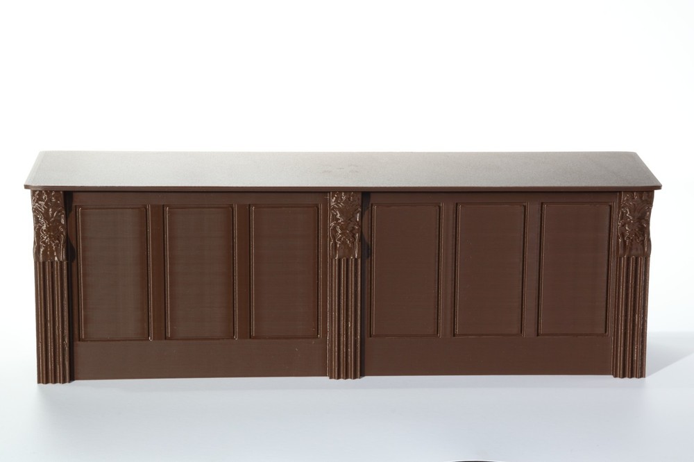 3D Printed Fancy bar, 1:12 Scale. 5 piece set