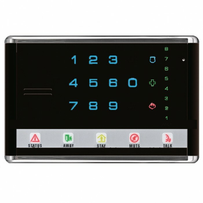 Interlogix GE Security NetworX NX-1814E Touch LED Keypad, Horizontal Black NEW!