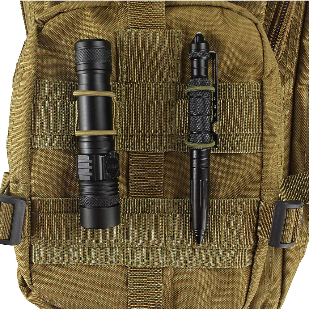 Tactical Molle System Backpack Accessories Attachment PTT Antenna Binding Buckle