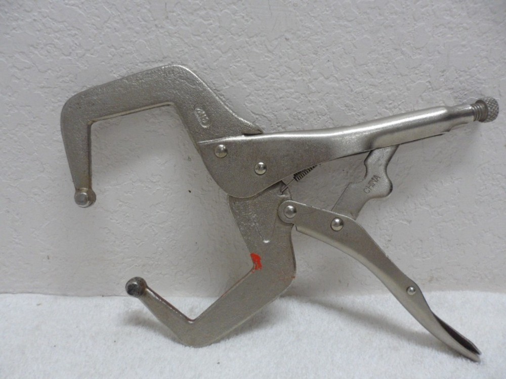 2 - Locking Pliers 11" Welding Plain Head Locking C Clamps