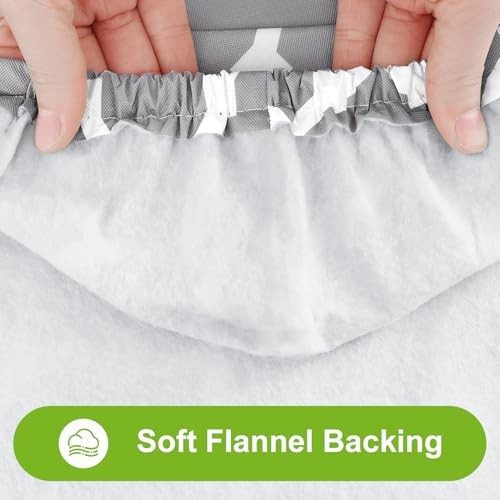 Rectangle Picnic Table Cover, Waterproof Elastic 72" x 30" (Rectangular) Grey