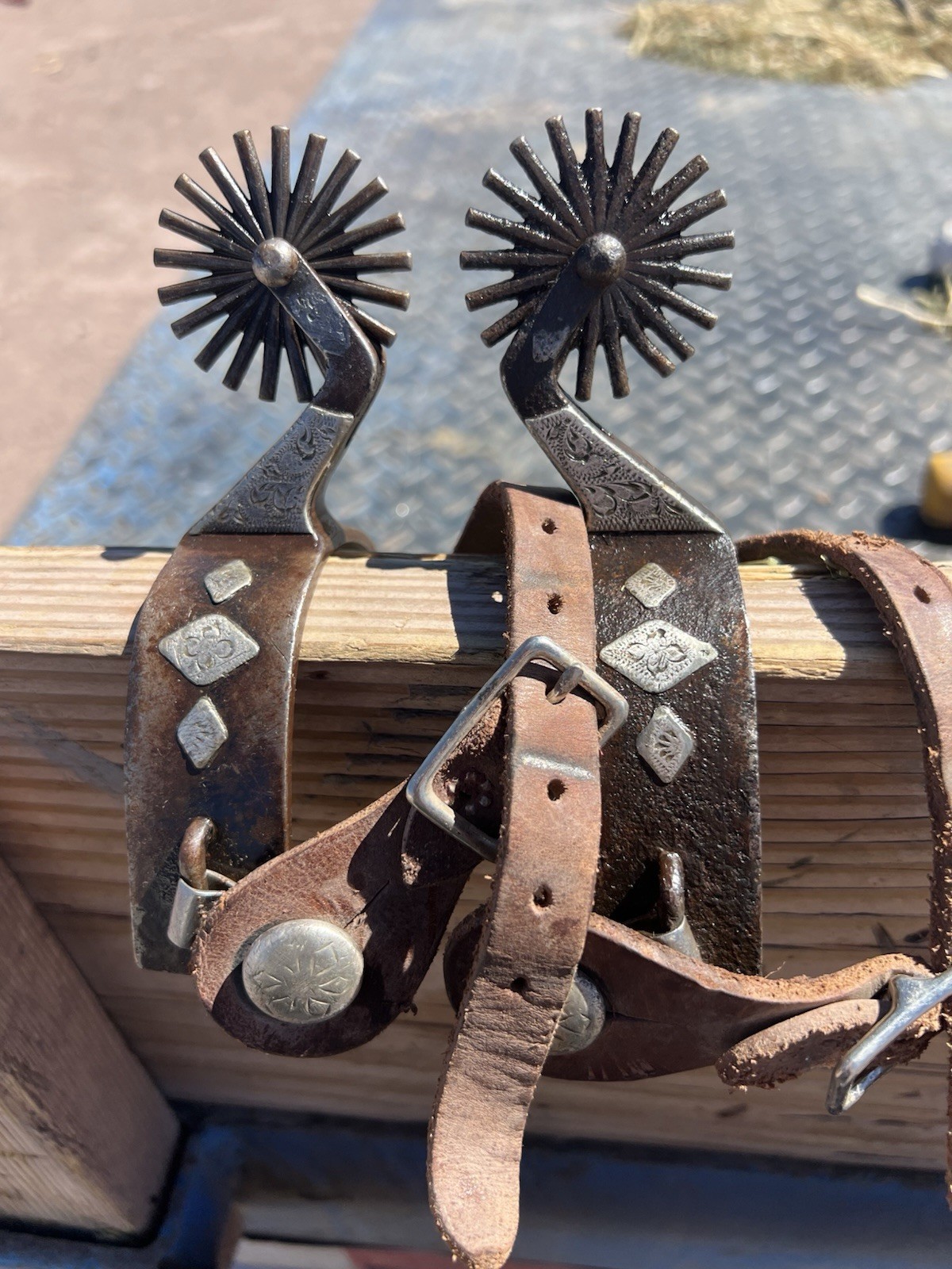 One Of A Kind, Crockett Spurs, Early Old School Cowboy