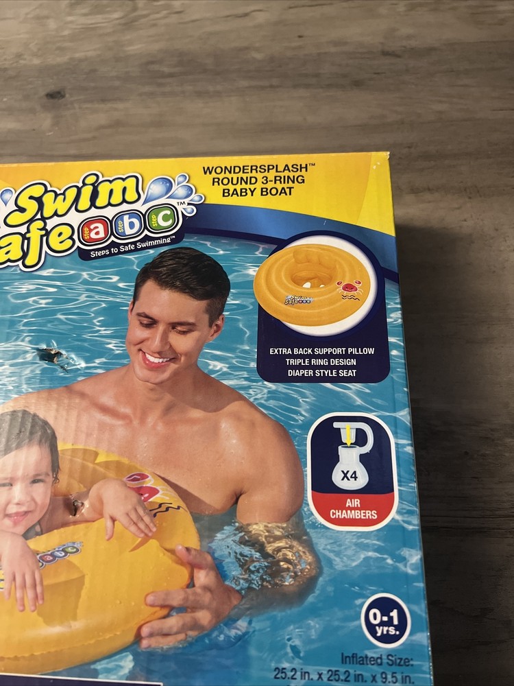 Safe Swimming 3 Ring Baby Float