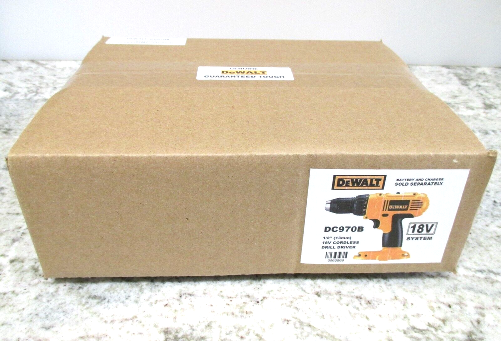 Dewalt 18V Volt DC970 / DC759 1/2" Cordless DRILL DRIVER *Bare Tool* NEW IN BOX!