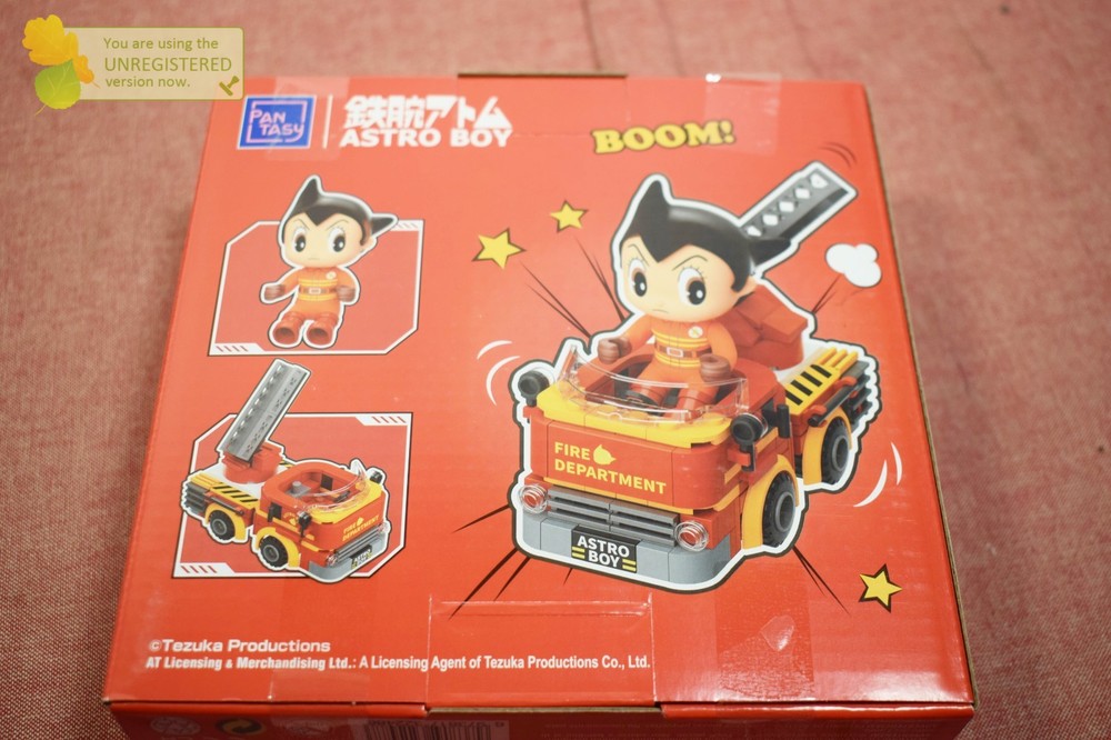 Pantasy Astro Boy Fire Engine Buildable Brick Block Set 86210 #