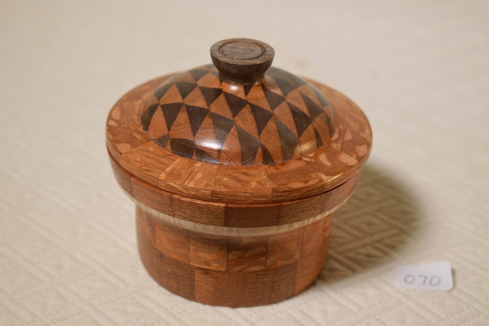 Salt Cellar -- Hand made Lacewood