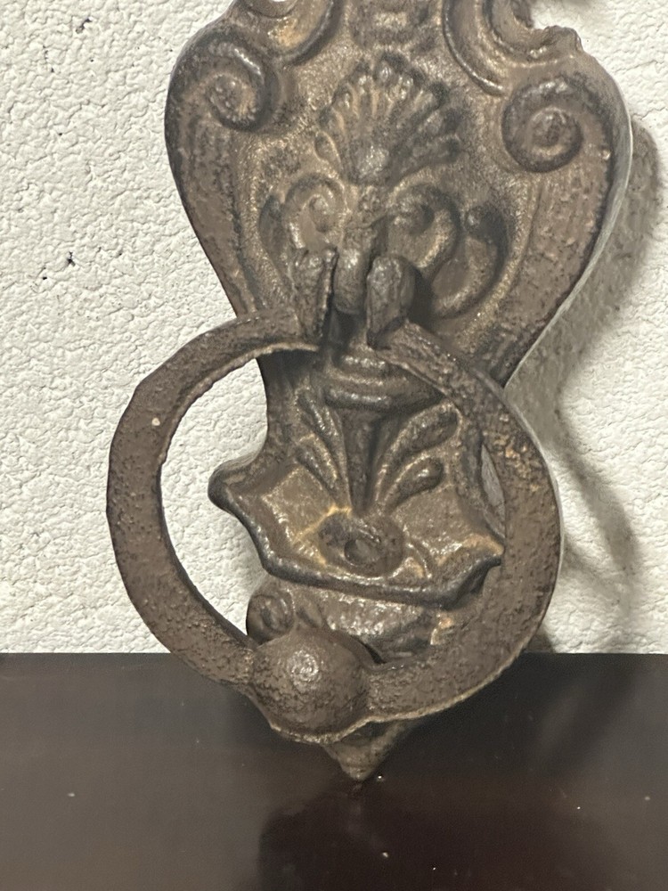 Large Antique Cast Iron Door Knocker