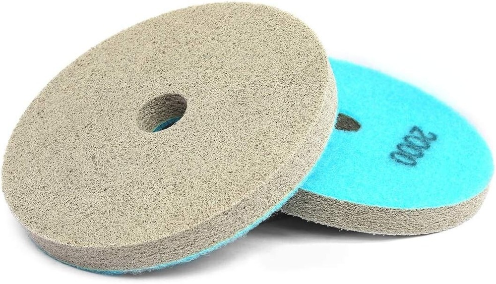 Surface Leveling & 5" Diamond Pads Polishing Diamond Cup Wheel Set
