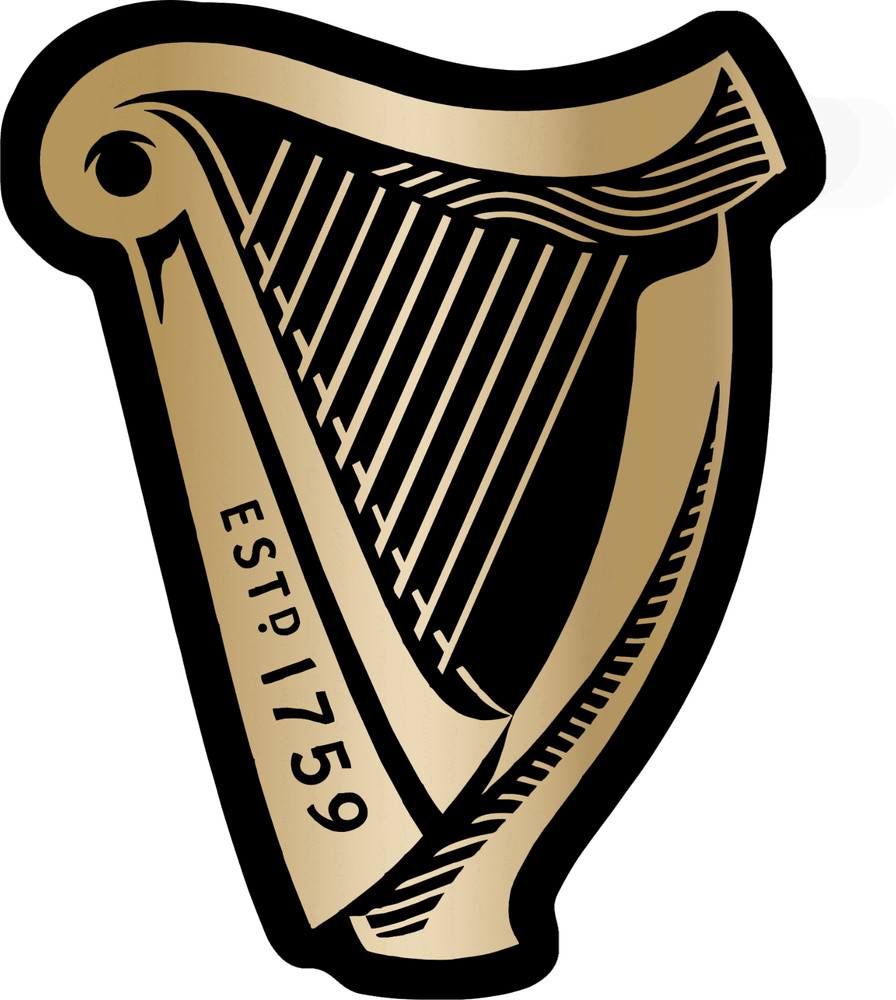 Guinness Sticker Decal black XV