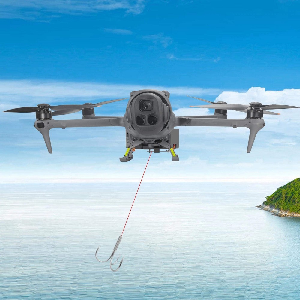 Air Dropper Thrower Device System W/ Reflective Strips For DJI Mavic 4 PRO Drone