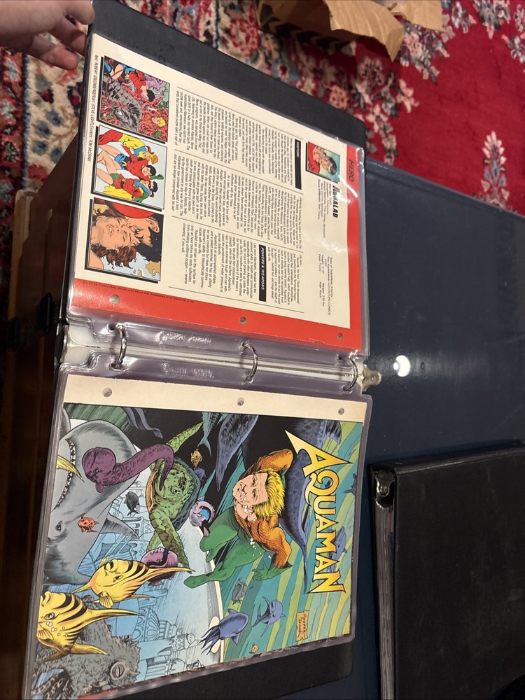 Comic Book Bio Binder