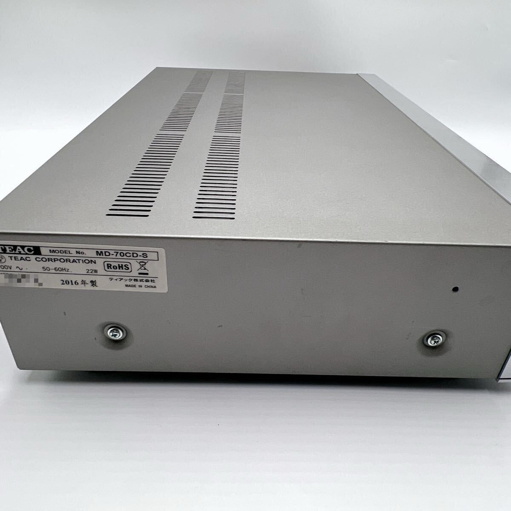TEAC MD-70CDS CD Player MD Recorder Silver Good