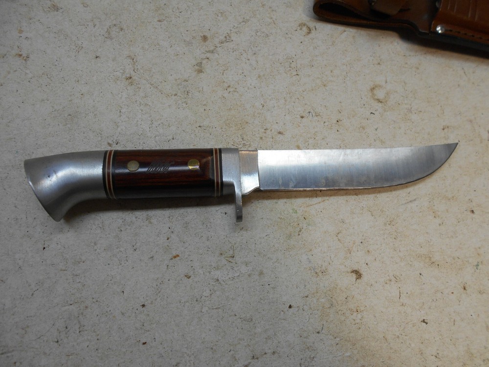 western w36 fixed blade knife with sheath