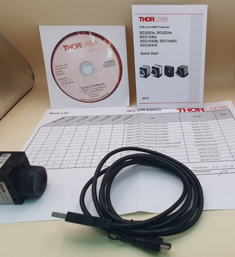 DCC1240M-GL Microscope Digital Camera THORLABS High-Sensitivity monochr. USB2.0
