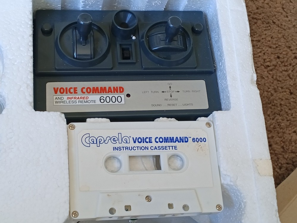 VINTAGE CAPSELA VOICE 6000 COMMAND, REMOTE CONTROL NEW IN OPEN BOX