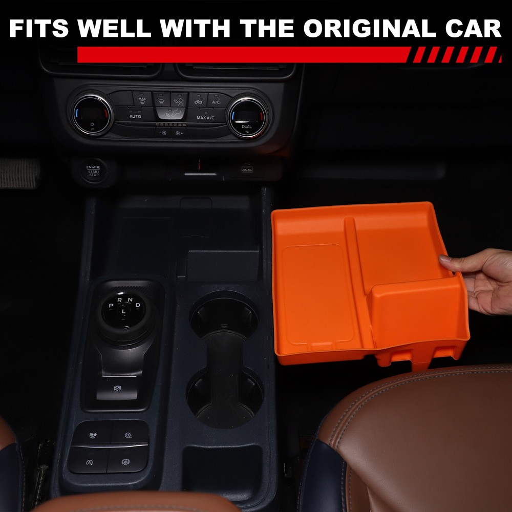 TPE Console Storage Panel Cushion Tray Replacement Part For Ford Maverick 2022+