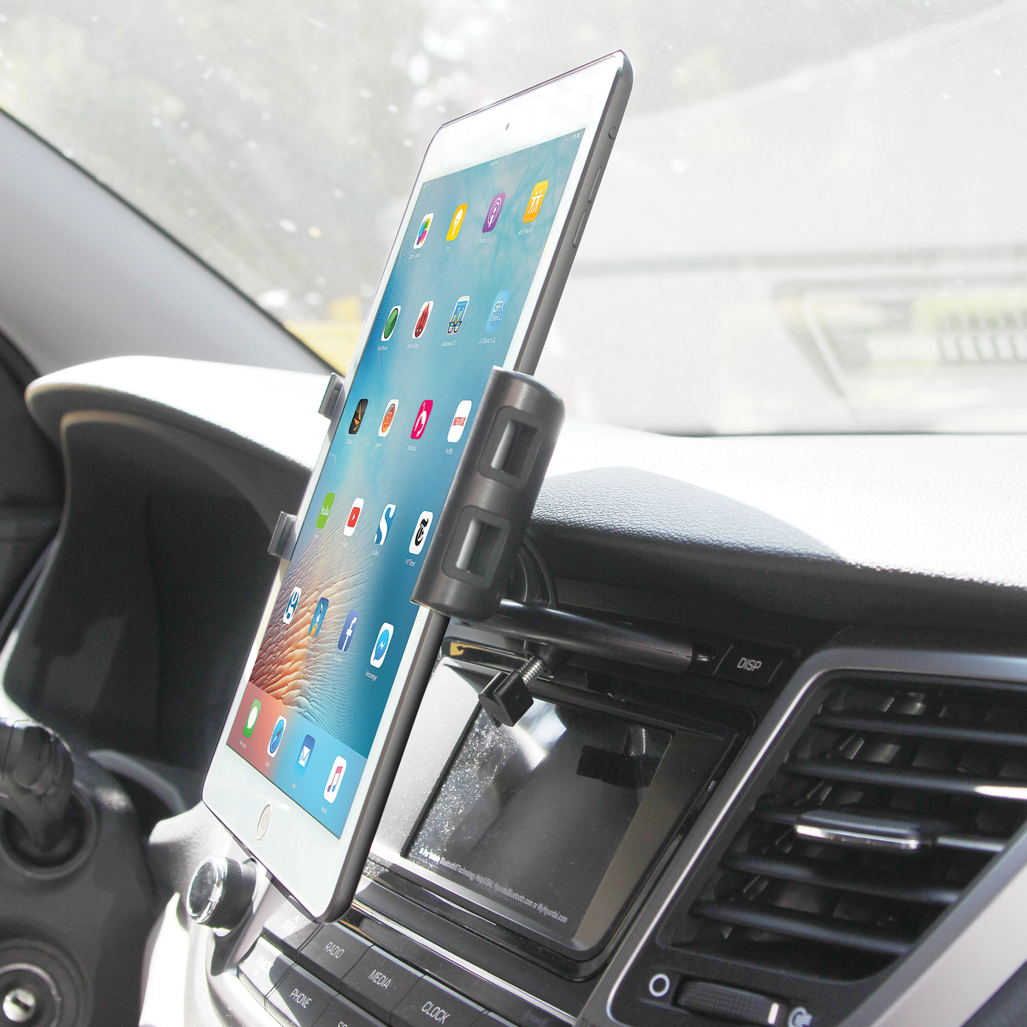 Tablet Holder, Universal Car CD Slot Phone and Tablet Mount Cradle