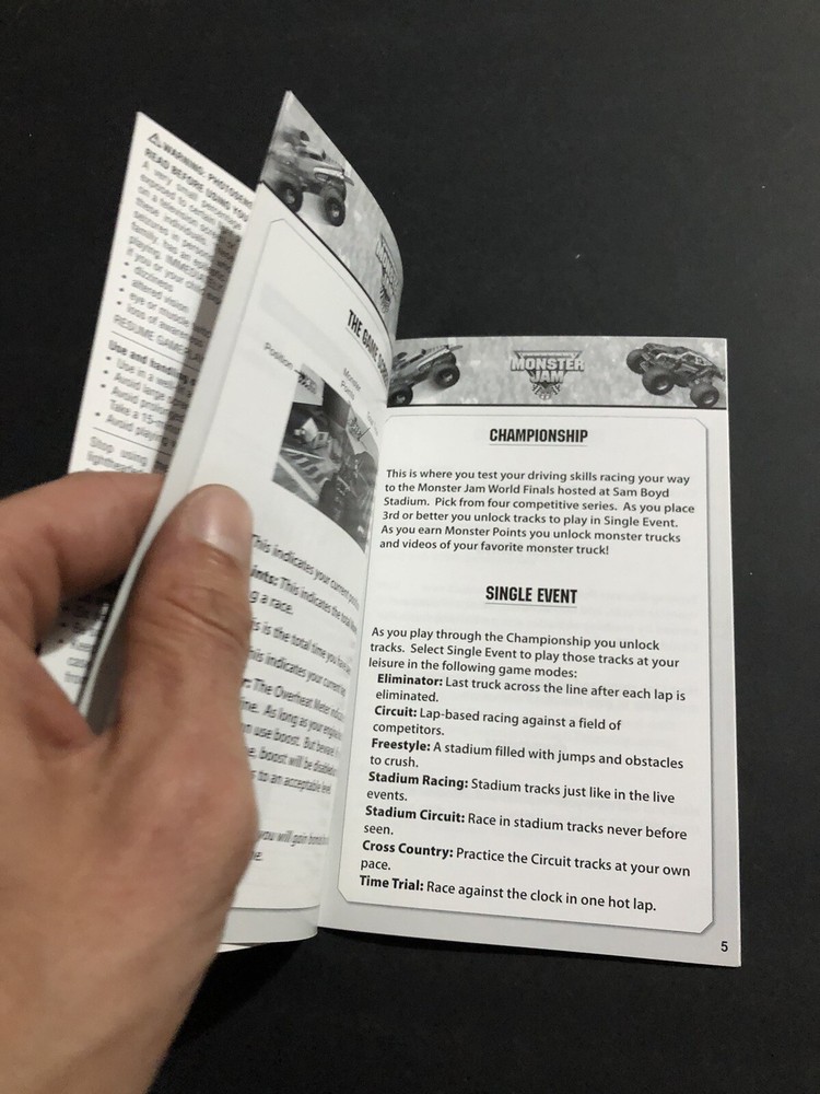 Monster jam ps2 manual Only