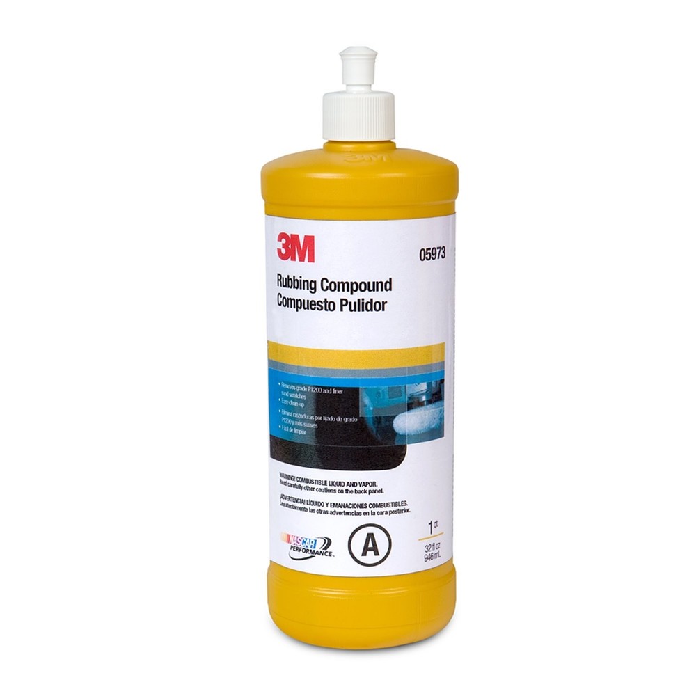 3M 05973 Perfect-It Rubbing Compound 1 Quart Automotive Paint Scratch Remover