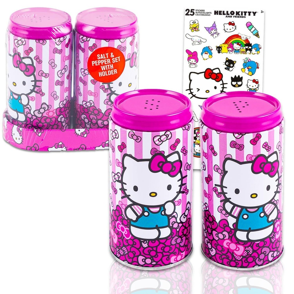 Hello Kitty Kitchen Accessories Set - Kitchen Decor Bundle with Salt & Pepper...