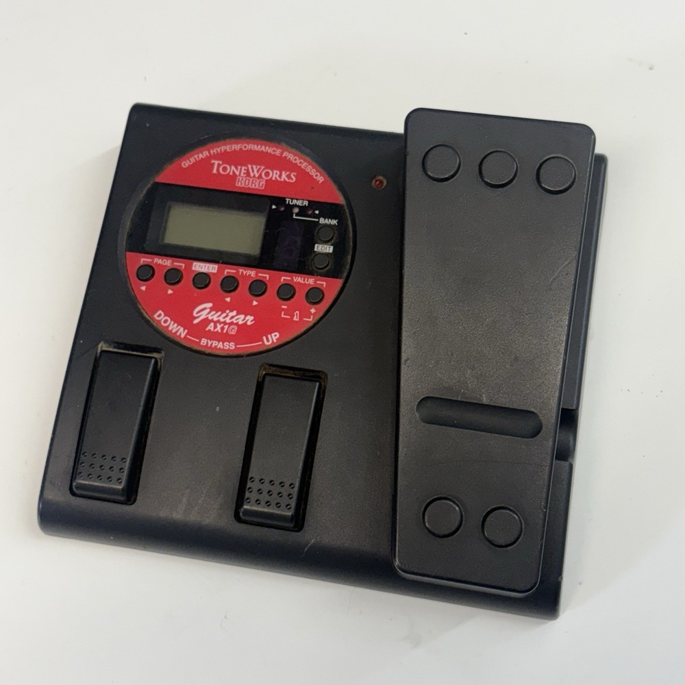 Korg AX1G ToneWorks Multi-Effects Guitar Hyper Processor Pedal Sampling Looping