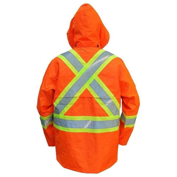 Viking 6323Jo-M Hi-Viz Safety Jacket, Polyester, Polyurethane, Class 3 Type R,