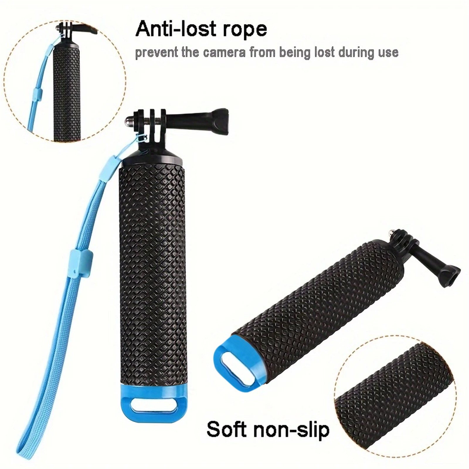 Floaty Floating Hand Grip Handle Mount Float for GoPro Hero 3+ 4 5 Sport Cameras