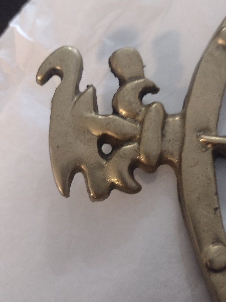 Vintage, solid brass Star Rose Nautical Compas/ Weather Vane