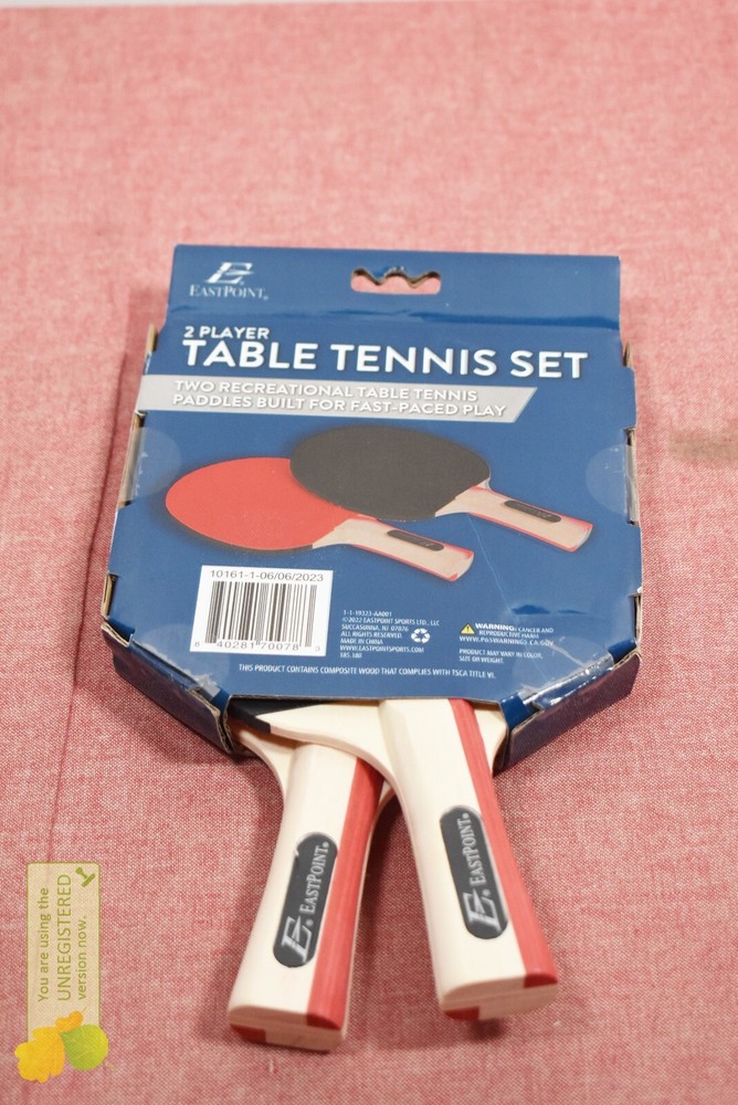 EastPoint 2 Player Table Tennis Paddle Set