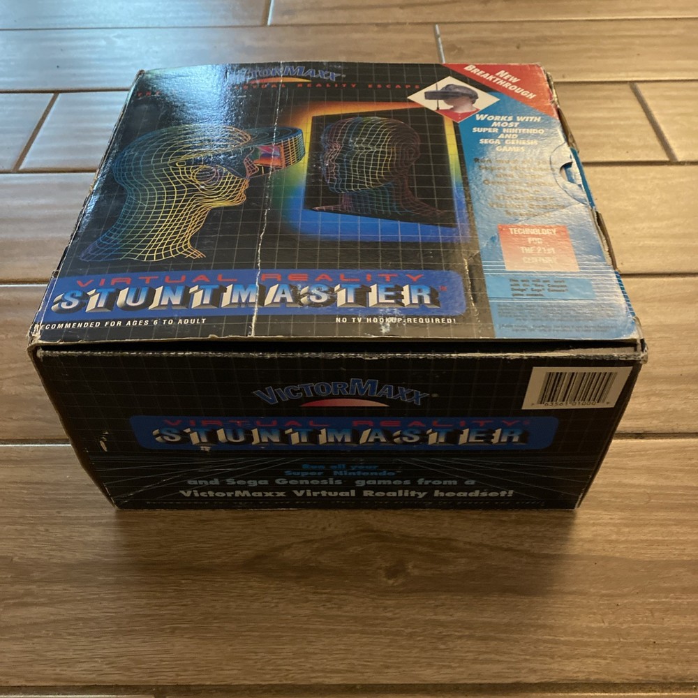 ***UNTESTED*** VictorMaxx StuntMaster Virtual Reality Headset & Original Box