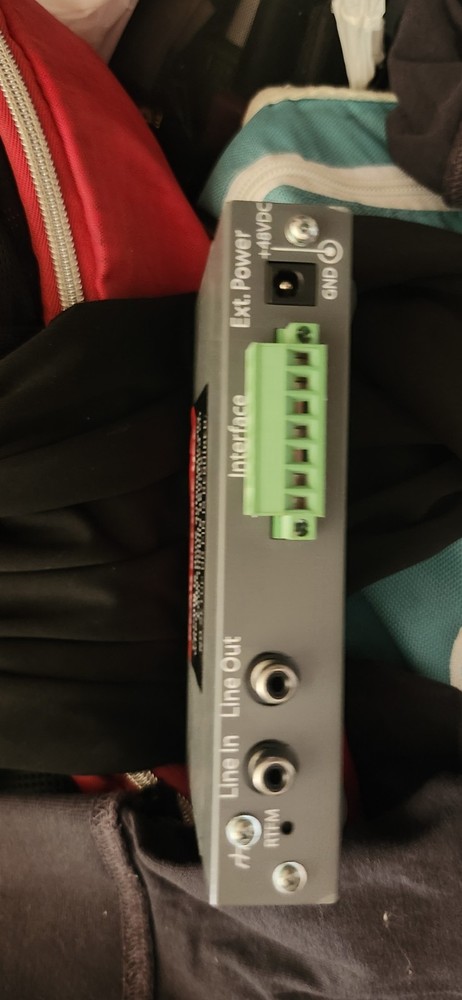 CyberData Paging Adapter 011233C 021542E Ethernet PoE Gray