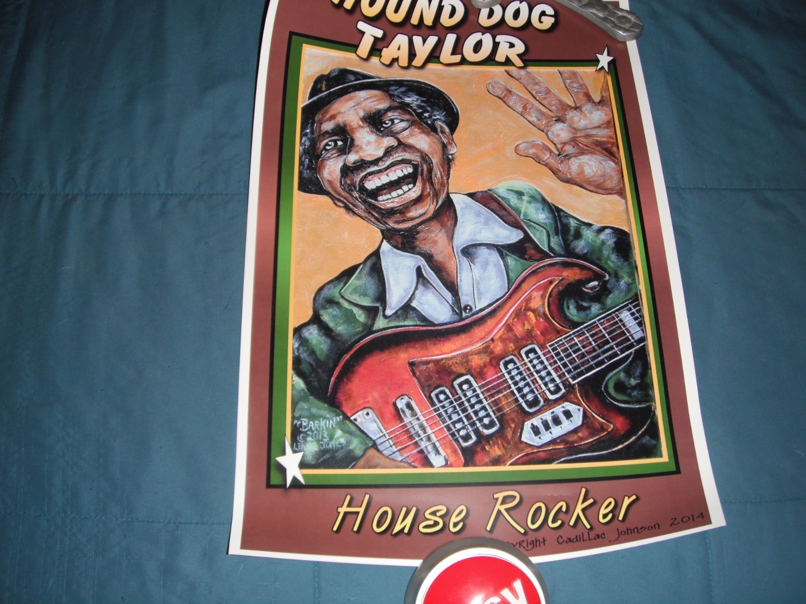 Poster of Hound Dog Taylor House Rocker by Cadillac Johnson