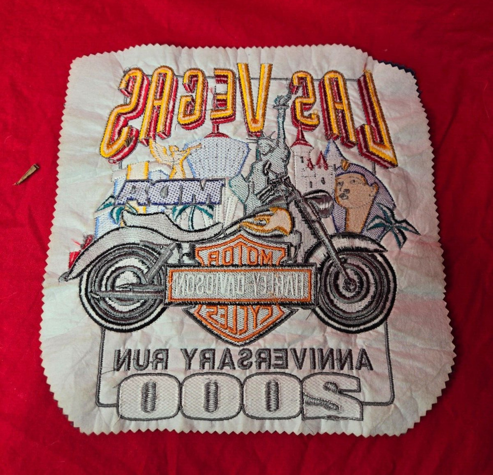 Harley Davidson Large Harley Motorcycle 10" Jacket Patch