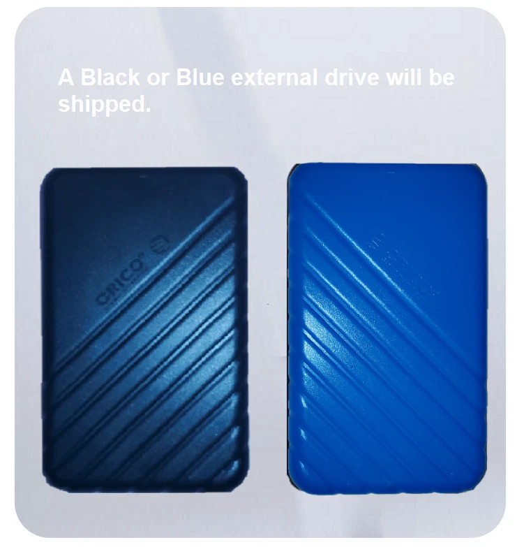 1TB External Hard Drive for Mac, Windows, & Linux Portable Macbook Laptop Orico