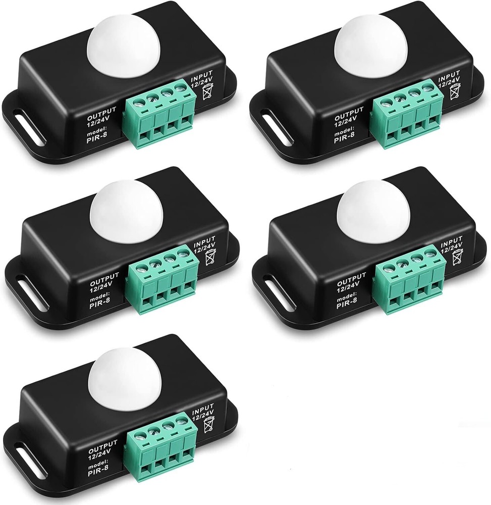 12V-24V Automatic Infrared PIR Motion Sensor Detector Switch for LED Strip Light