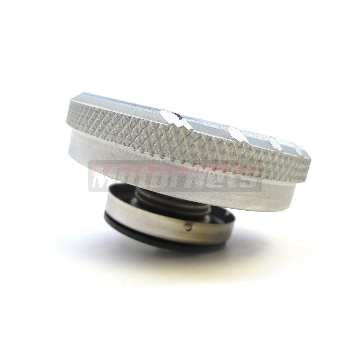 Radiator Cap 16 lbs PSI Muscle Car Knurled Grip Finned Billet Aluminum Universal