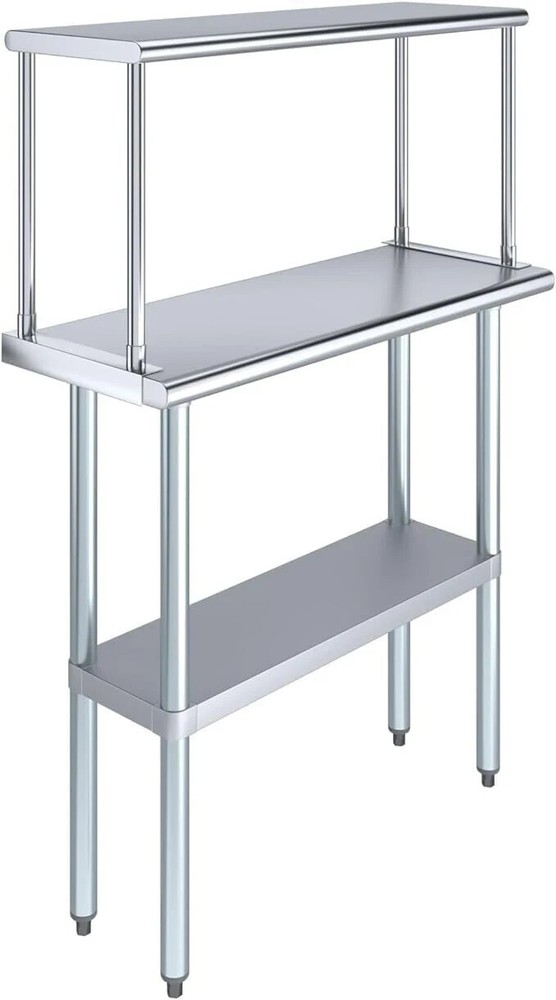 Stainless Steel Table for Kitchen Prep & Work, Heavy Duty NSF Certified Table
