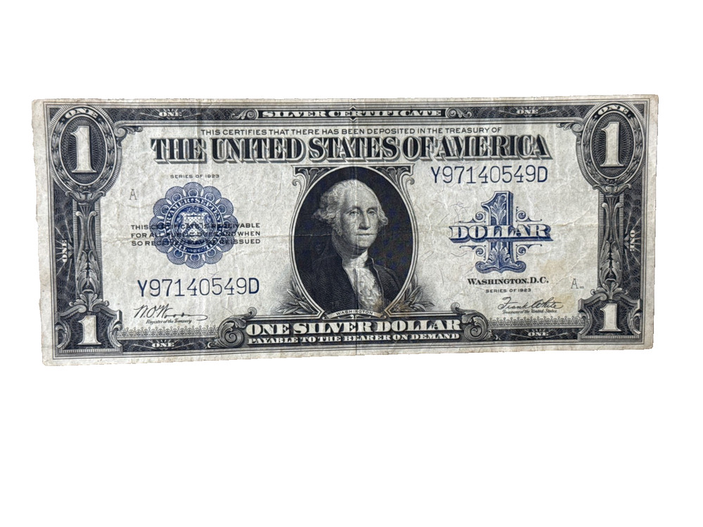 1923 $1 SILVER CERTIFICATE GREAT CONDITION.