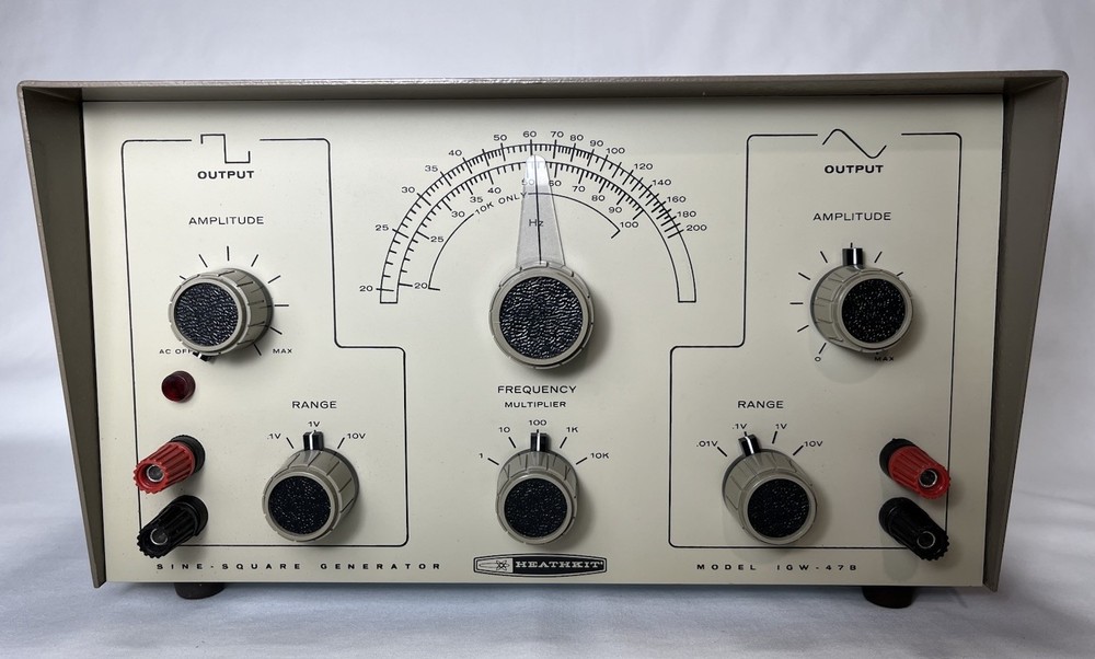Heath Built IGW-47 Sine / Square Audio Generator Heathkit