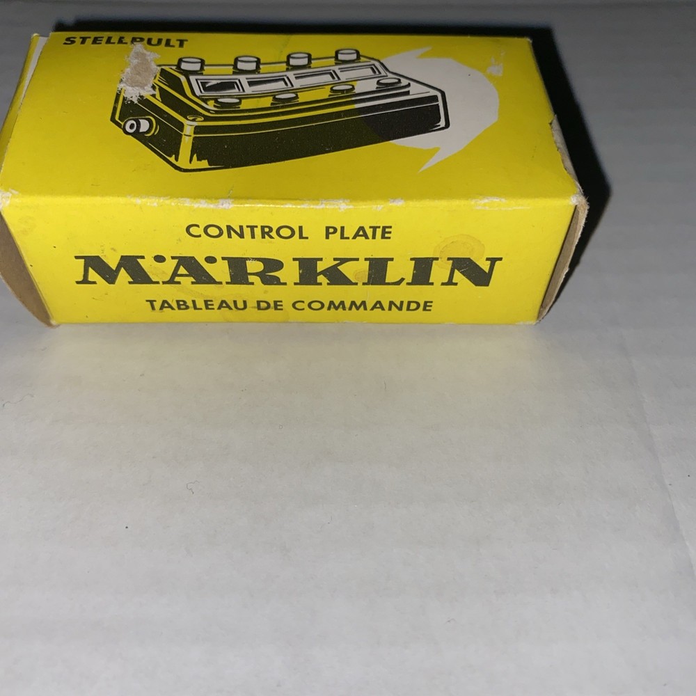 Vintage Marklin 7072 Control Panel, in box with Instructions, 12427