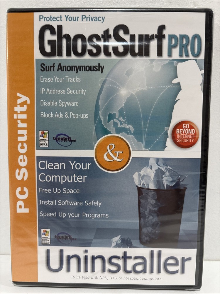 GhostSurfPRO - PC Security - CD - New & Sealed